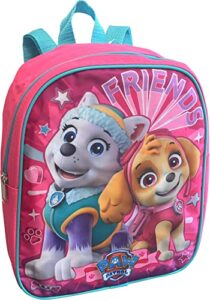 ruz paw patrol toddle girl 12 inch mini backpack (pink-blue)