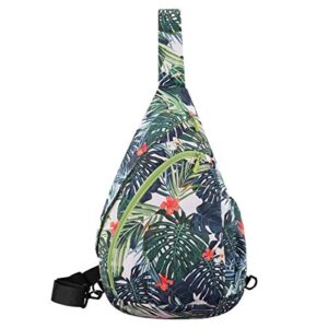 hua angel crossbody sling bag for men & women-fashion chest shoulder daypack casual backpack for travel hiking gym