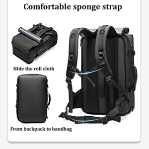 INFEYLAY Travel backpack For Men,waterproof 17 inch Business Laptop Backpack with Separate Shoe Bag,Hidden USB charging port 50L outdoors trekking backpack For woman, Hiking camping backpack