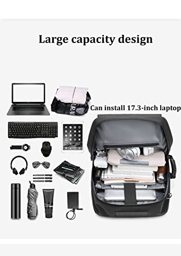 INFEYLAY Travel backpack For Men,waterproof 17 inch Business Laptop Backpack with Separate Shoe Bag,Hidden USB charging port 50L outdoors trekking backpack For woman, Hiking camping backpack