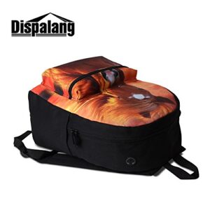 Dispalang 16.5 inch Horse Laptop Backpack Children School Bookbags High Class Back Pack