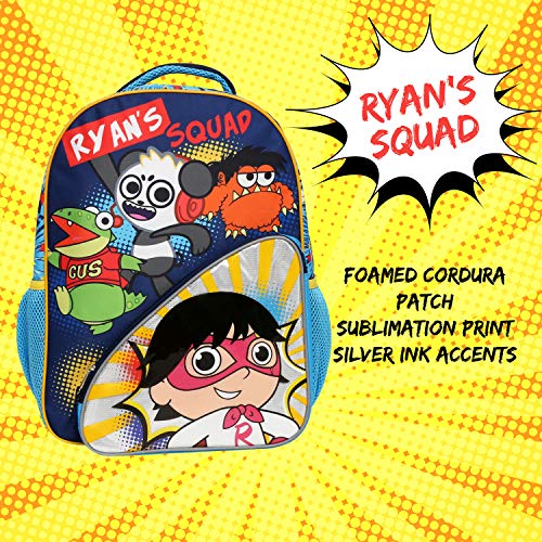 Ryan's World Backpack for Boys & Girls, Ryan School Bookbag, 16 Inch