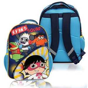 Ryan's World Backpack for Boys & Girls, Ryan School Bookbag, 16 Inch