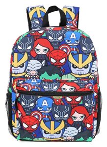 marvel kawaii avengers superheroes boy’s 16 inch lightweight backpack (superheroes kawaii)