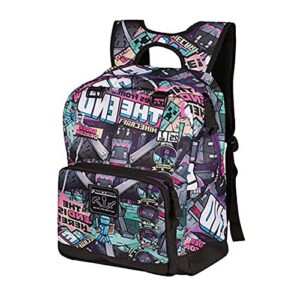 game anime backpack, cartoon backpack, cosplay backpack, casual daily bag,17-inch backpack suitable for multi-scene use (d)