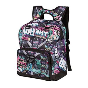 Game Anime Backpack, Cartoon Backpack, Cosplay Backpack, Casual Daily Bag,17-inch Backpack Suitable for Multi-scene Use (D)