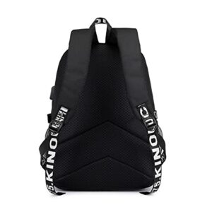 JUSTGOGO Korean KPOP Stray Kids Backpack Daypack Laptop Bag School Bag Mochila Bookbag E1