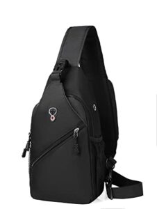 nufr sling bag sling backpack crossbody bags for women men chest shoulder bag daypack for hiking walking travel usb charger port