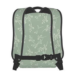 HJBJKBKSDA Sage Green School Backpack For Girls Women Teens Lightweight Durable Schoolbag One Size