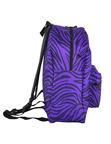 Outdoor Colorful Backpack (Purple Zebra)