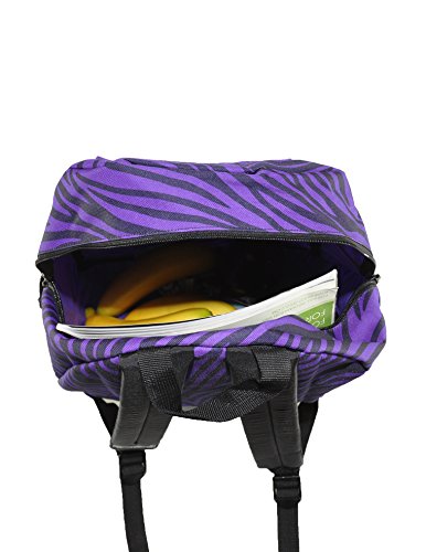 Outdoor Colorful Backpack (Purple Zebra)