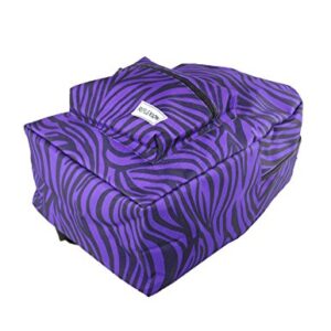 Outdoor Colorful Backpack (Purple Zebra)