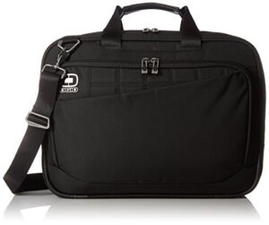 ogio international instinct top zip laptop backpack, black, 12.25″h x 16.75″w x 7.5″d