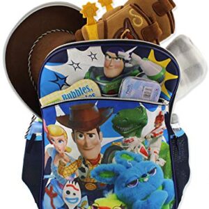 Disney Toy Story 4 Boy's Girl's 16 Inch School Backpack (One Size, Blue)