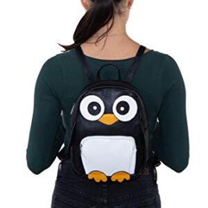 Sleepyville Critters - Mini Penguin Backpack in Vinyl Material