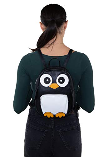 Sleepyville Critters - Mini Penguin Backpack in Vinyl Material