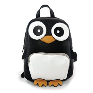 sleepyville critters – mini penguin backpack in vinyl material