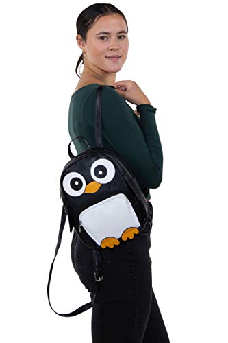 Sleepyville Critters - Mini Penguin Backpack in Vinyl Material