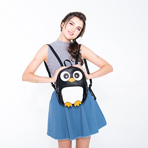 Sleepyville Critters - Mini Penguin Backpack in Vinyl Material