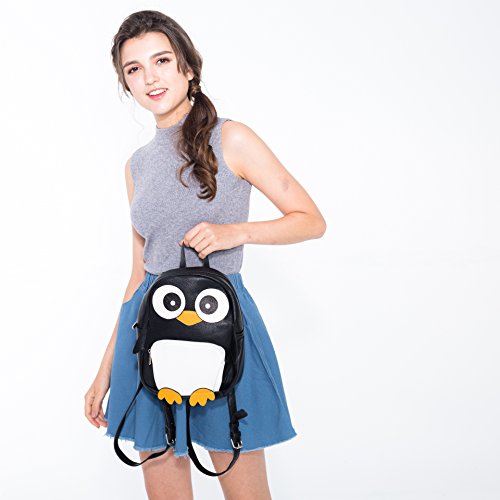 Sleepyville Critters - Mini Penguin Backpack in Vinyl Material