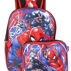 Ruz Spiderman Boys 16 Inch Backpack (Red-Blue)