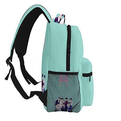 Kpop Backpack Travel Hiking Canvas Daypack Campus School Bag For Boy Girls