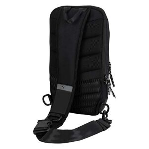 PUMA Forecast Multitude Backpack Sling Shoulder Bag (Black, One Size)