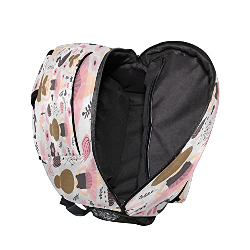 Cute Ballerina Girl Backpack for Girls School Bags Bookbags for Teen Kids Travel Laptop Daypack Bag Laptop Backpacks