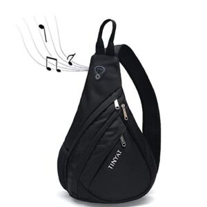 tinyat sling bag sport rucksack chest bag travel casual crossbody shoulder bag for camping gym cycling biking t509
