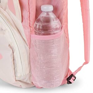 Outdoor Gear Girl's Izzie the Llama Kid's Backpack - 15 Liter (Pink & Cream, 11"x4.5"x14")