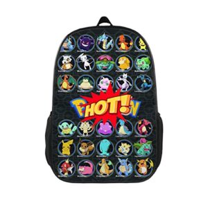 crexy anime backpack anime fans bookbag travel bag lightweight daypack for boy and girl large capacity travel bag backpacks