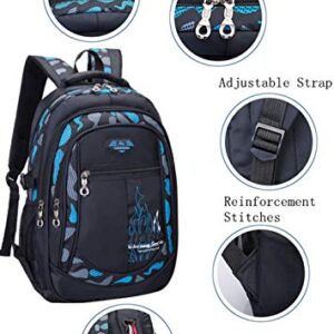 AIPEN Backpack for Boy Student Kid Waterproof Durable Elementary Middle Casual Bookbag, B-green, One_Size