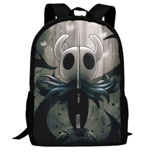 casual backpack hollow_dark_knight large capacity schoolbag shoulders bag daypack for adults and children