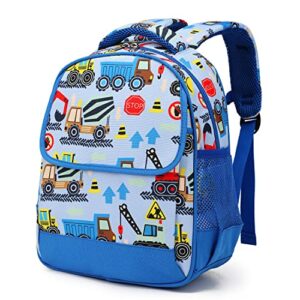 willikiva car kids toddler backpack for boys girls waterproof children school bag(car)