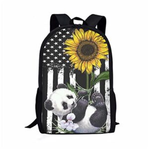 huiacong panda backpack for girls kids’ backpacks lightweight bookbags big school bag pack for boys children college backpack school bag