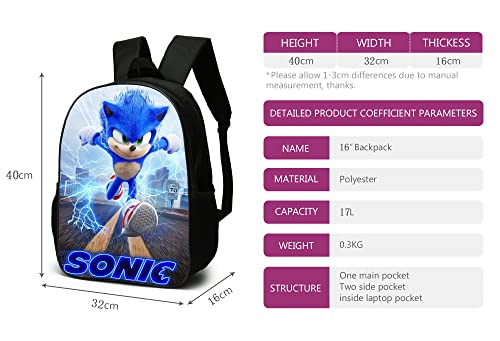 BYEDIZ Cartoon Backpack Lightweight Waterproof Bookbag Gifts 16 Inch Cartoon Laptop Backpack