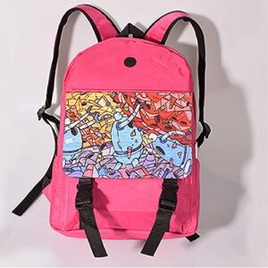 1 Pack 40x30cm sublimation blank fabric backpack, personalized backbag with custom photos, suitable for any age and places, such as work, travel, camping, etc., very practical computer backpack (Pink)