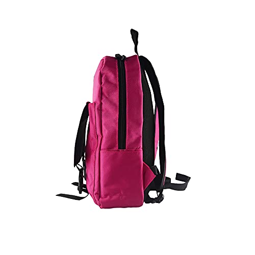 1 Pack 40x30cm sublimation blank fabric backpack, personalized backbag with custom photos, suitable for any age and places, such as work, travel, camping, etc., very practical computer backpack (Pink)