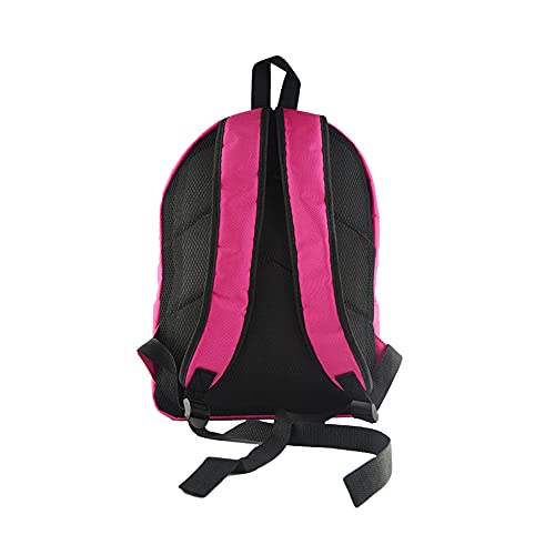 1 Pack 40x30cm sublimation blank fabric backpack, personalized backbag with custom photos, suitable for any age and places, such as work, travel, camping, etc., very practical computer backpack (Pink)