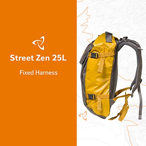 MYSTERY RANCH Street Zen Travel Pack - Hiking Backpack, Lemon/Gravel, 25L