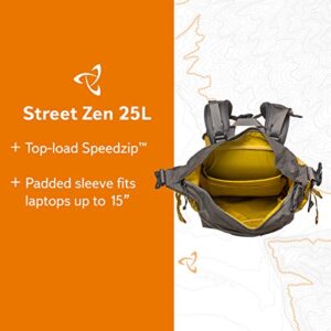 MYSTERY RANCH Street Zen Travel Pack - Hiking Backpack, Lemon/Gravel, 25L