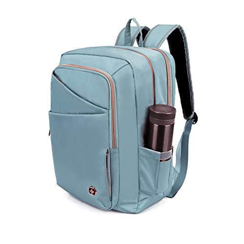 Swissdigital Katy Rose Backpack Features A World First: Locate Your Backpack With Apple "Find My" Network, Built-in Charging Port, Built In Patented Zen Massage, RFID Protection