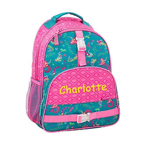 Personalized Mermaid Princess Backpack Book Bag - Back to School or Travel Tote with Custom Name