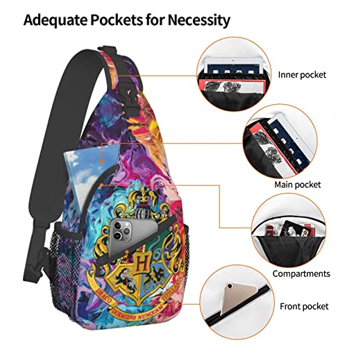 JGAPWZB Crossbody Sling Backpack Unisex Chest Bags Travel Hiking Daypack Shoulder Bag Casual Sport Climbing Runners for Women Men Movie (20)