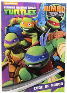 teenage mutant ninja turtles coloring and activity book – code of honor