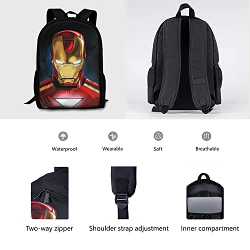 MNBVCX 17 Inch Laptop Backpack Cartoon Backpack Travel BookBag for Men Women Outdoor Activities Hiking