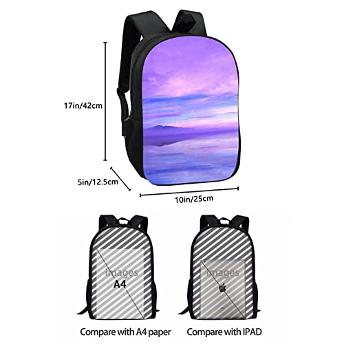 RWFHT Cartoon Backpack Large Casual Lightweight Laptop Bag Fashion Hiking Travel Daypack Pencil Case 17inch 2