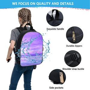 RWFHT Cartoon Backpack Large Casual Lightweight Laptop Bag Fashion Hiking Travel Daypack Pencil Case 17inch 2