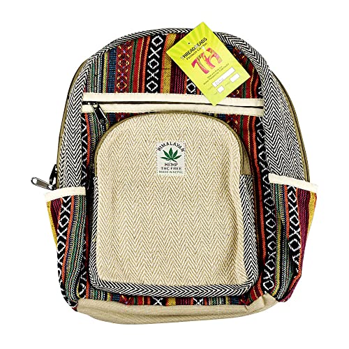 Threadheads Himalayan Hemp Woven Mini Backpack - 11" x 13"