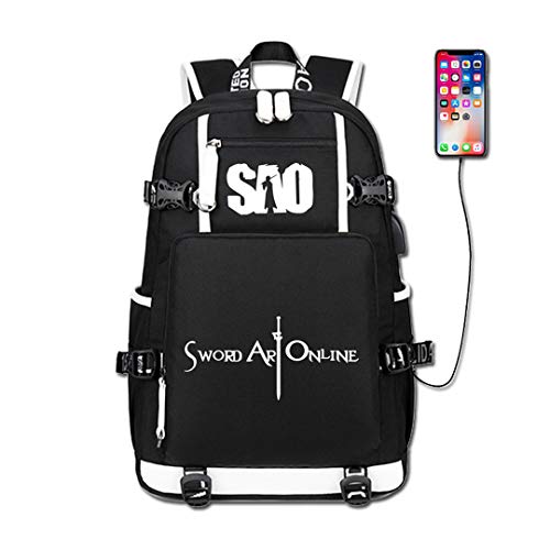 GO2COSY Anime Sword Art Online Backpack Daypack Student Bag School Bag Bookbag Shoulder Bag